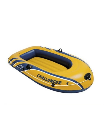 Corpo de barco insuflável Intex modelo Challenger 1. Inclui: pega sólida na proa. Fabricado em vinil resistente, as medidas são: