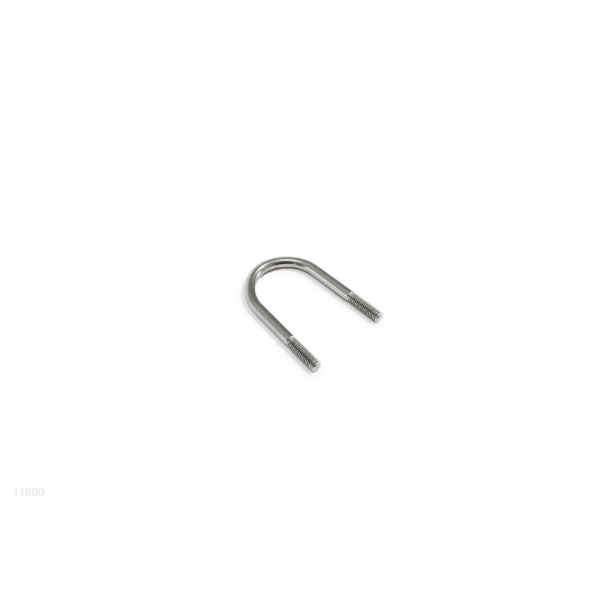 Parafuso alumínio com forma de "U" para suporte fora de borda de 12V da marca Intex.
