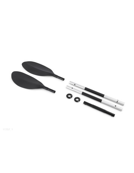 Remo duplo de alumínio com 218cm de comprimento ideal para uso em kayak.