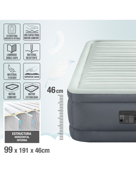 Cama de aire individual PremAire | INTEX
