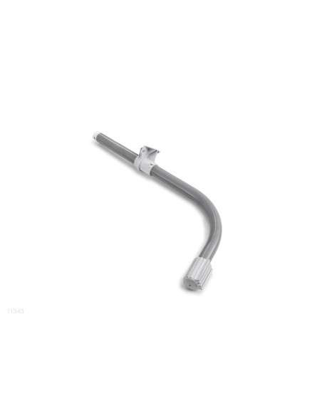 Barra inferior tipo "B1" que forma um dos apoios da escada de 107cm de altura.