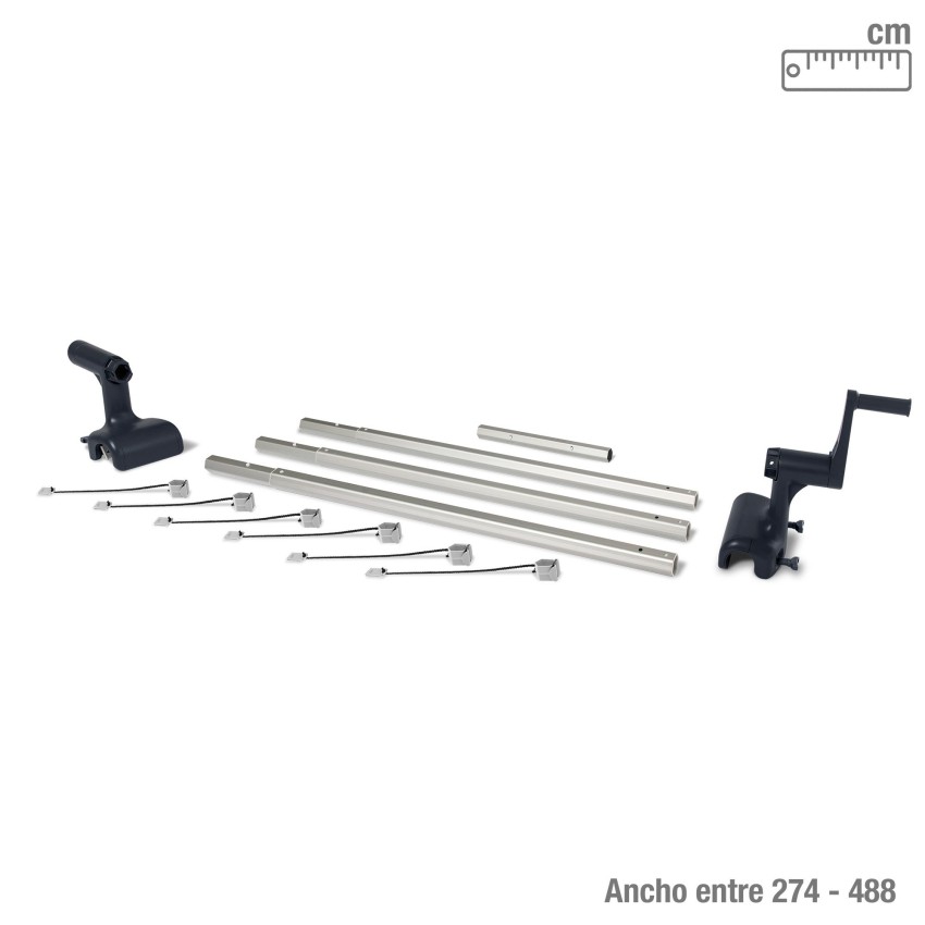 28051 - ENROLLADOR COBERTOR SOLAR - ANCHO 274-488CM