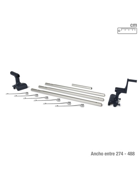 28051 - ENROLLADOR COBERTOR SOLAR - ANCHO 274-488CM