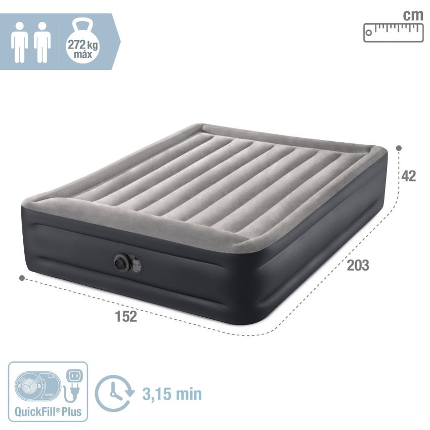Colchão inflável duplo Dura-Beam Plus | INTEX