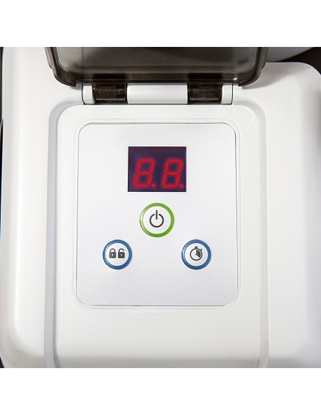 Bomba de areia INTEX Krystal Clear com capacidade de filtragem 4.500 litros/hora, função de programação e pré-filtro. Adequada p