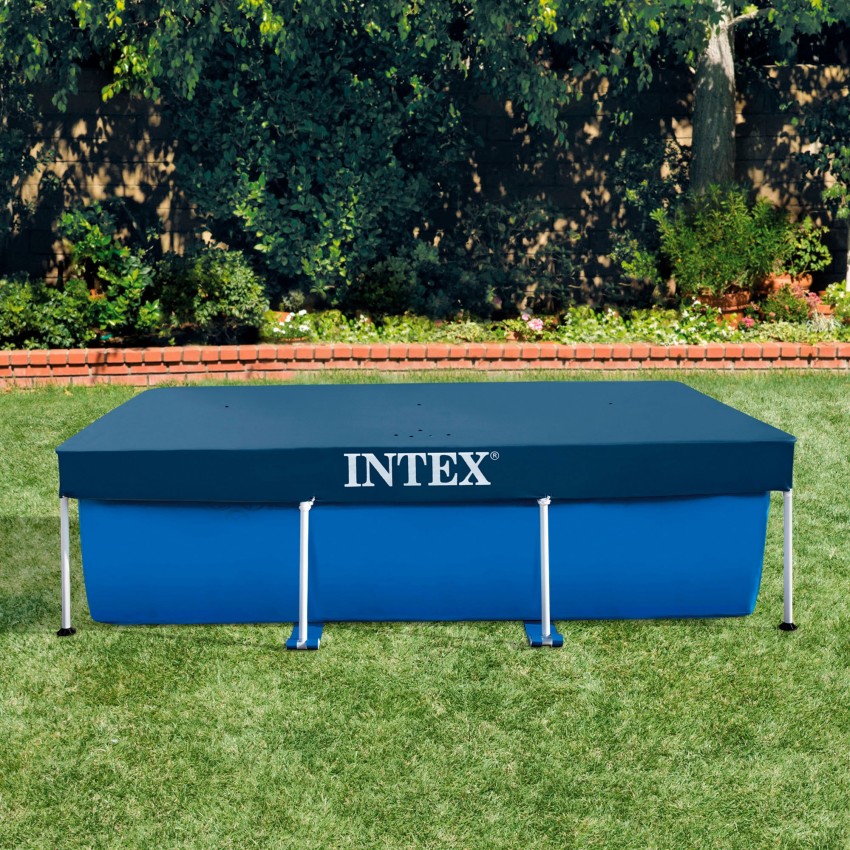 Cobertura INTEX de 300x200 cm exclusiva para piscinas Small e Prism Frame de 300x200 cm. Feita com vinil resistente de 18 mm de 