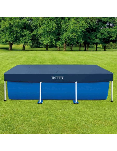 Cobertura INTEX de 300x200 cm exclusiva para piscinas Small e Prism Frame de 300x200 cm. Feita com vinil resistente de 18 mm de 