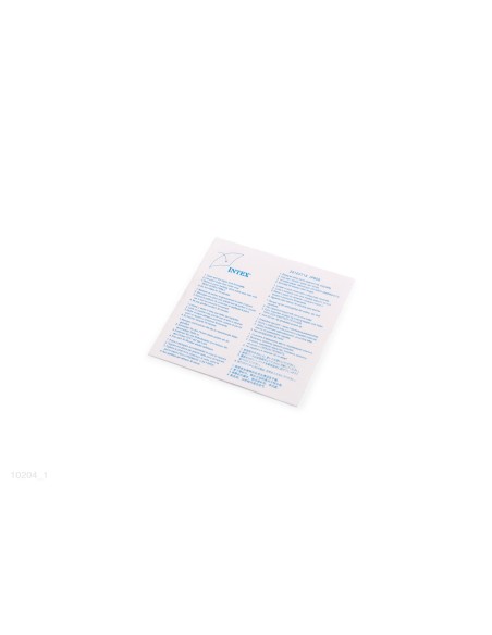 Remendos de reparação de vinil transparente de 7x7cm para piscinas de brinquedo e centros de jogos.                             