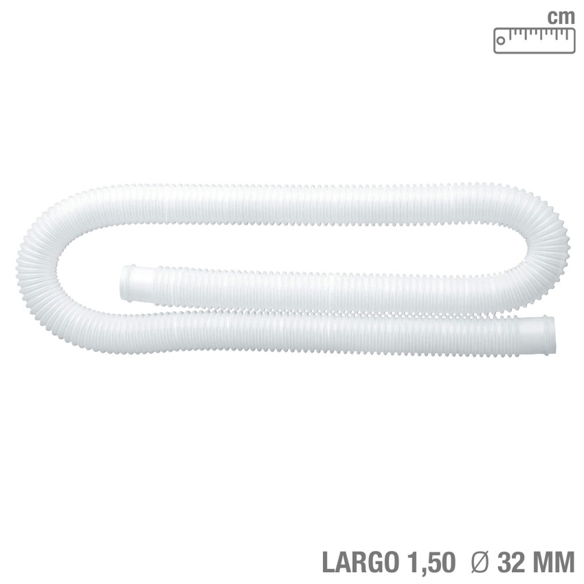 Manguera de 1,5 metros y 32 mm para depuradora de cartucho para piscinas | INTEX