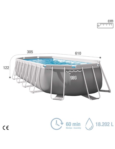 Piscina oval + boma- Piscinas removíveis | Intex.pt