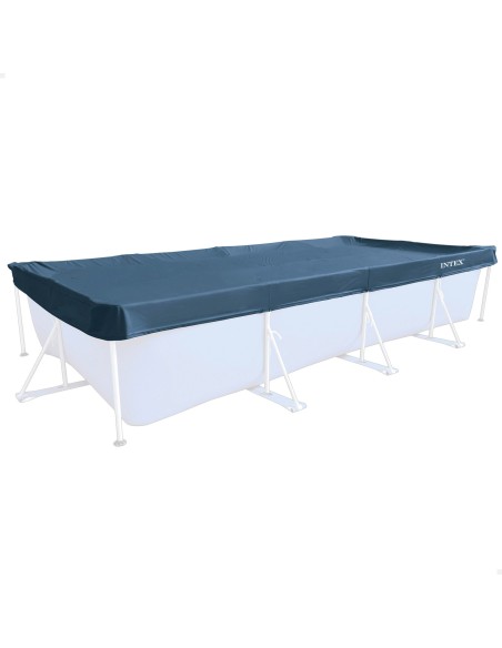 Cobertura INTEX de 460x226 cm exclusiva para piscinas Small/Metal Frame de 450x 220 cm. Feita com vinil resistente de 18 mm de e