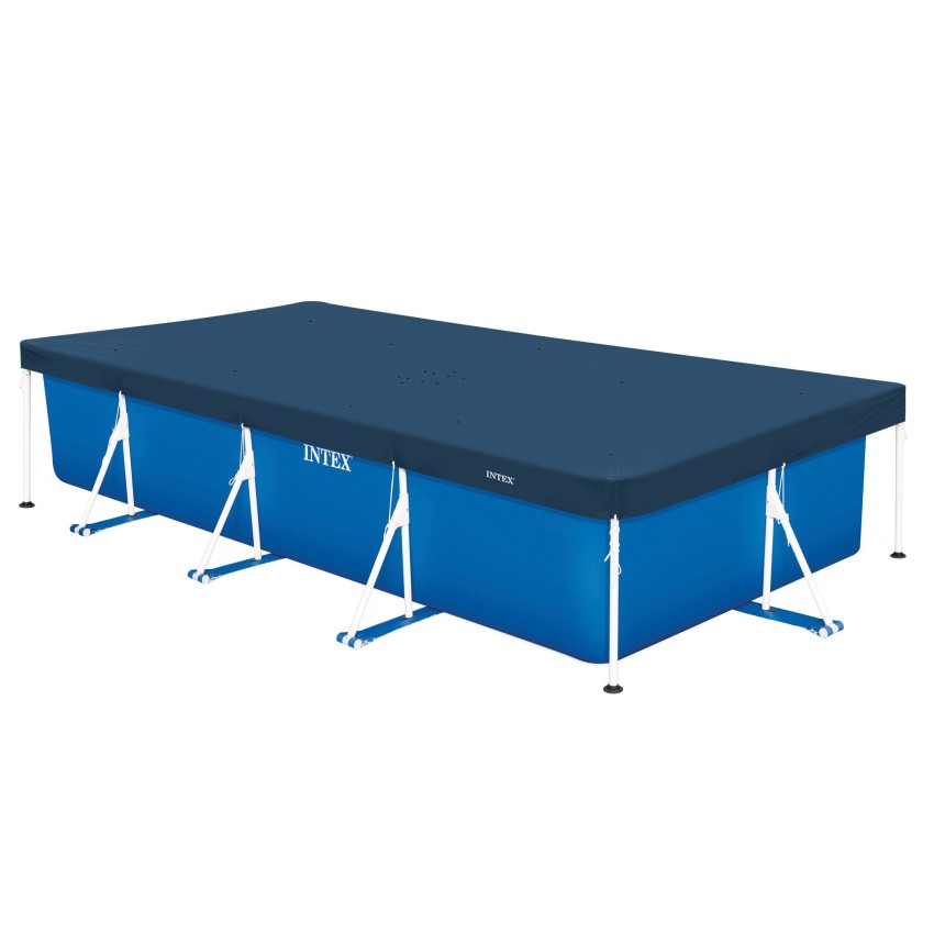 Cobertura INTEX de 460x226 cm exclusiva para piscinas Small/Metal Frame de 450x 220 cm. Feita com vinil resistente de 18 mm de e