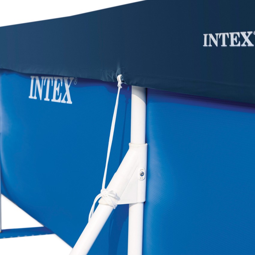 Cobertura INTEX de 460x226 cm exclusiva para piscinas Small/Metal Frame de 450x 220 cm. Feita com vinil resistente de 18 mm de e