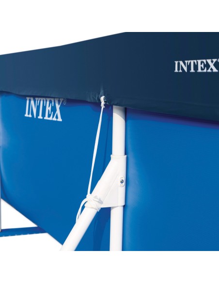 Cobertura INTEX de 460x226 cm exclusiva para piscinas Small/Metal Frame de 450x 220 cm. Feita com vinil resistente de 18 mm de e