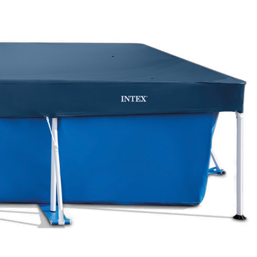 Cobertura INTEX de 460x226 cm exclusiva para piscinas Small/Metal Frame de 450x 220 cm. Feita com vinil resistente de 18 mm de e