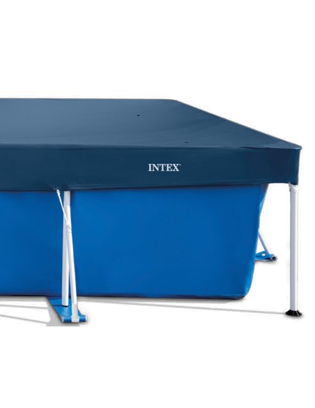 Cobertura INTEX de 460x226 cm exclusiva para piscinas Small/Metal Frame de 450x 220 cm. Feita com vinil resistente de 18 mm de e