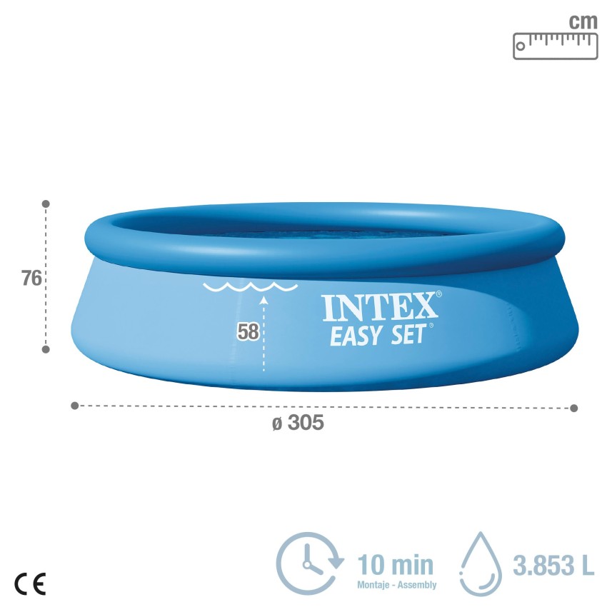 Fácil piscina set redondo 305x76cm |Intex.pt