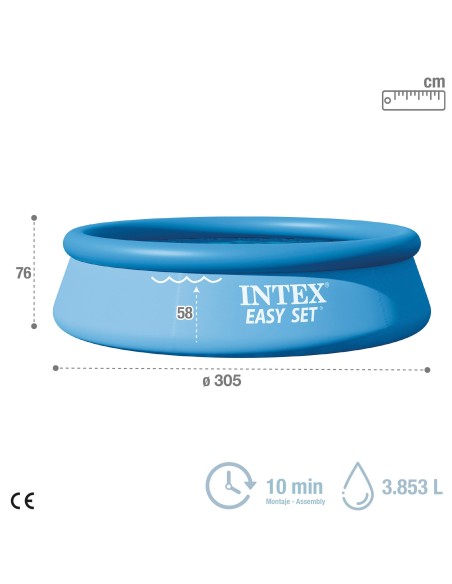 Fácil piscina set redondo 305x76cm |Intex.pt