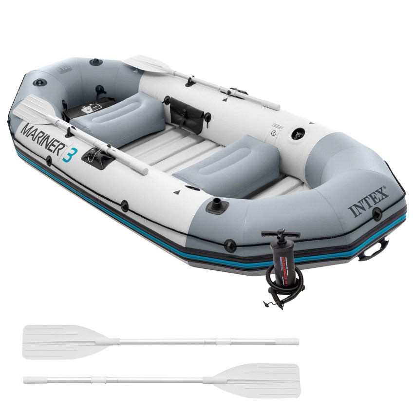BARCO INSUFLÁVEL INTEX MARINER 3 REMOS 137 CM-297X127X46 CM