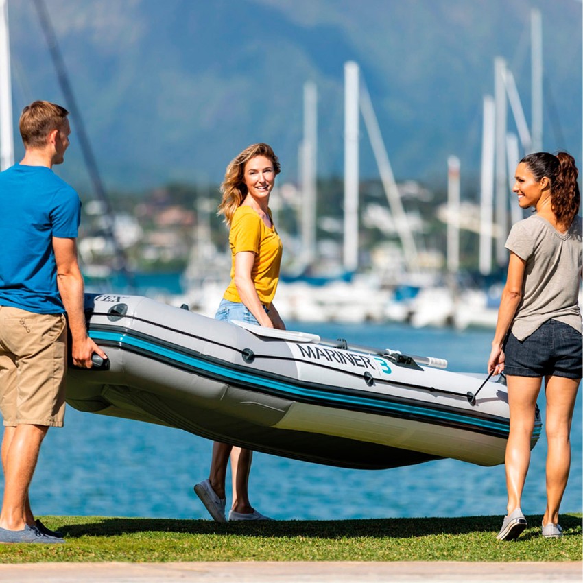BARCO INSUFLÁVEL INTEX MARINER 3 REMOS 137 CM-297X127X46 CM