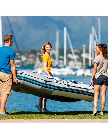 BARCO INSUFLÁVEL INTEX MARINER 3 REMOS 137 CM-297X127X46 CM
