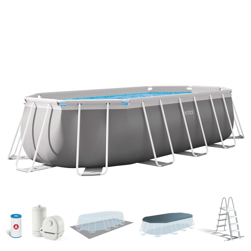 Piscina oval - piscinas desmontáveis | Intex.pt