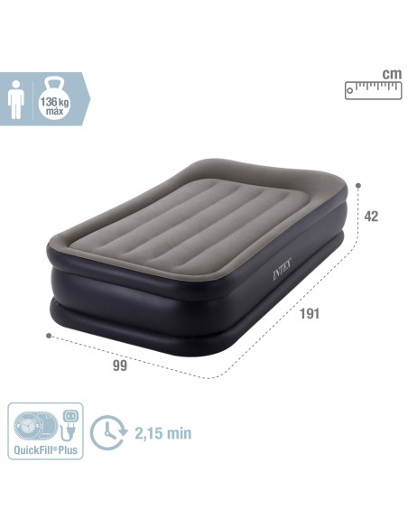 Colchão inflável duplo Dura-Beam Plus | INTEX
