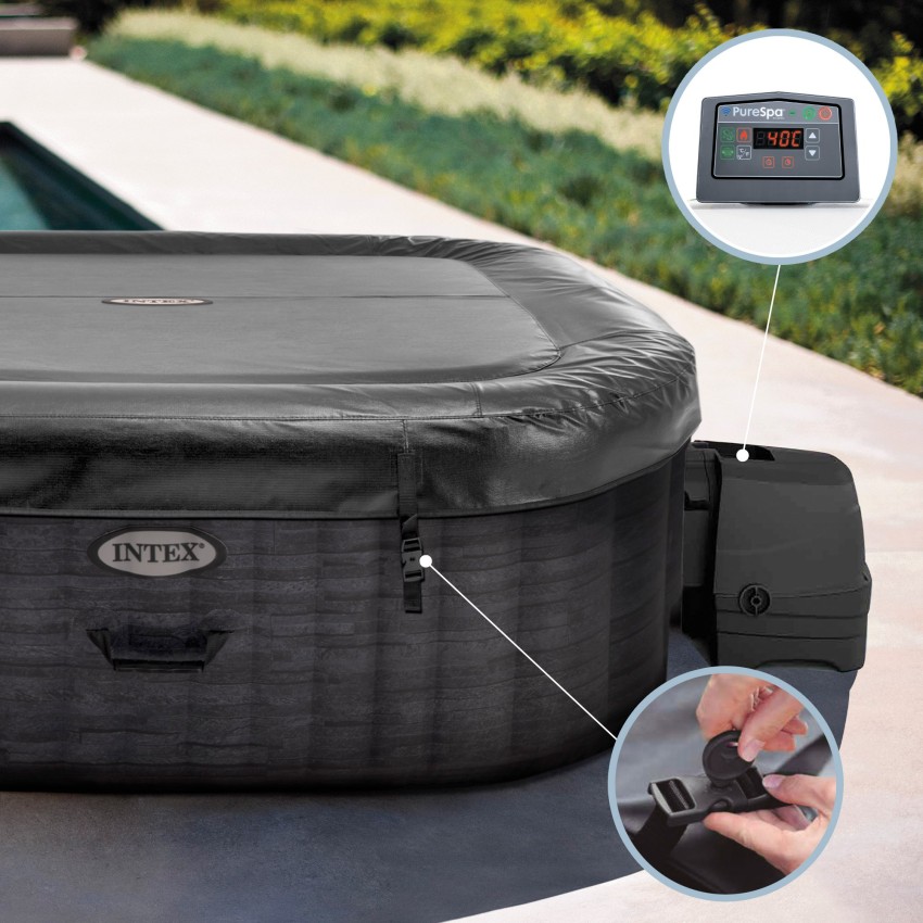 Spa insuflável INTEX 4 pessoas Greystone Deluxe | INTEX