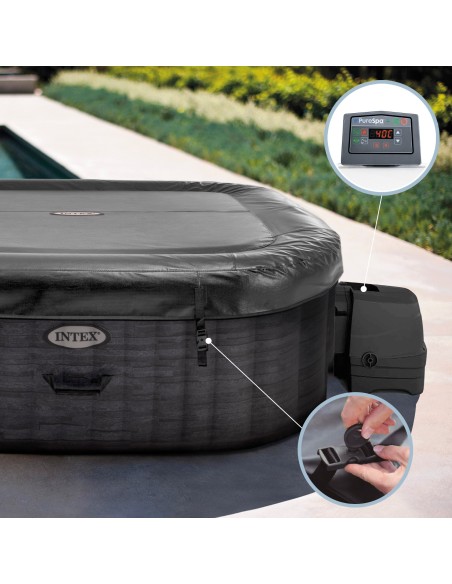 Spa insuflável INTEX 4 pessoas Greystone Deluxe | INTEX