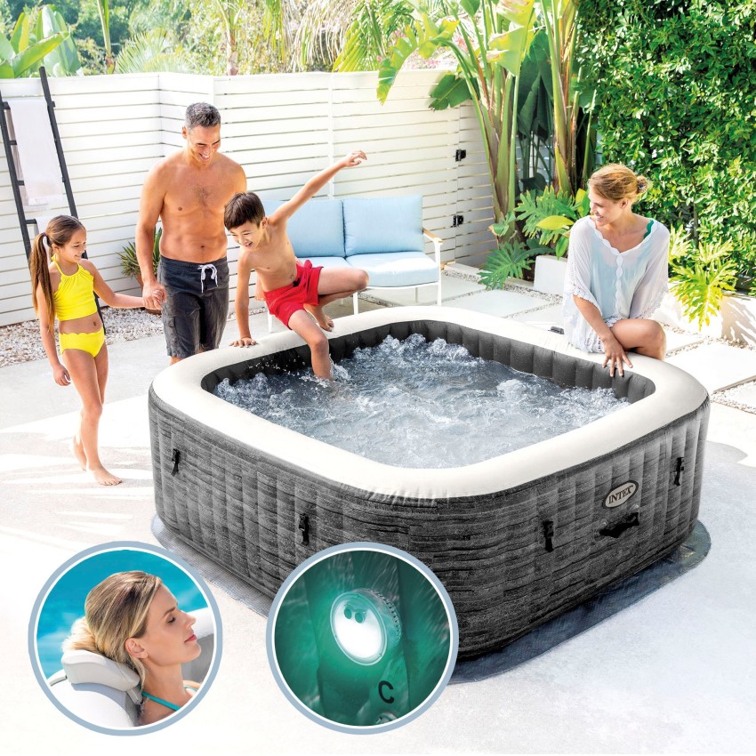 Spa insuflável INTEX 4 pessoas Greystone Deluxe | INTEX