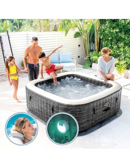 Spa insuflável INTEX 4 pessoas Greystone Deluxe | INTEX