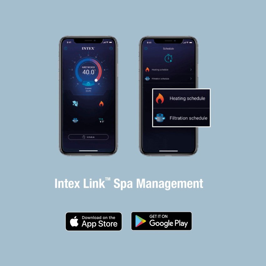 Spa insuflável INTEX 4 pessoas Greystone Deluxe | INTEX