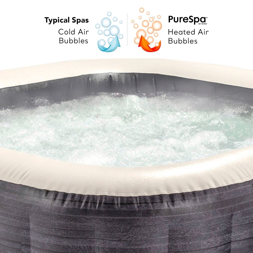 Spa insuflável INTEX 4 pessoas Greystone Deluxe | INTEX