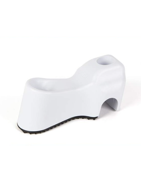 Base de plástico para patas da escada Deluxe de degraus removíveis de 132cm e 132cm de altura.