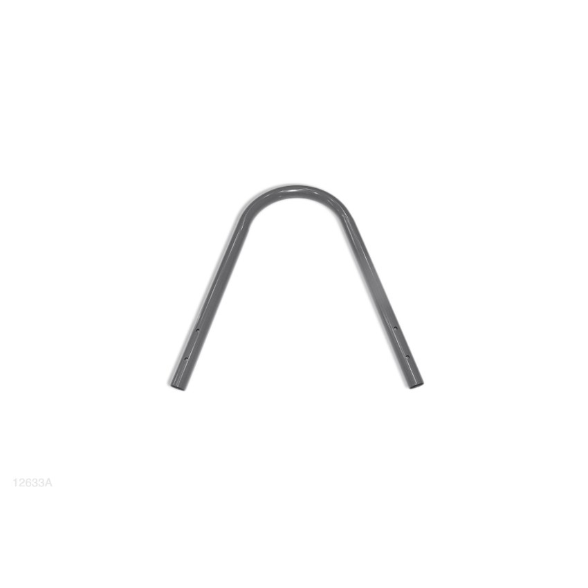 12633-BARRA SUPERIOR "U" ESCALERA 91CM GRIS SS18
