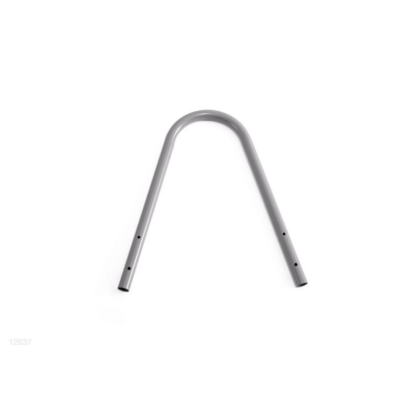 12637-BARRA SUPERIOR "U" ESCALERAS 107/122CM GRIS SS18