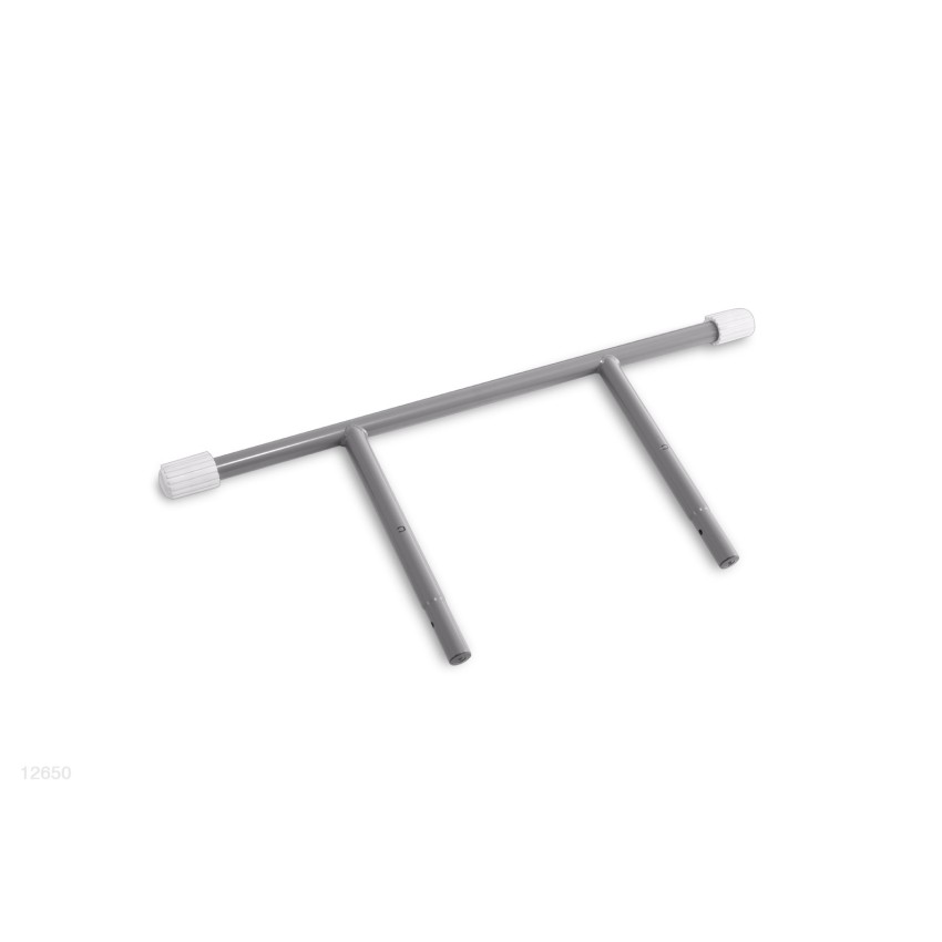 12650-BARRA INFERIOR U "C" ESCALERA 107CM GRIS SEGURIDAD SS1