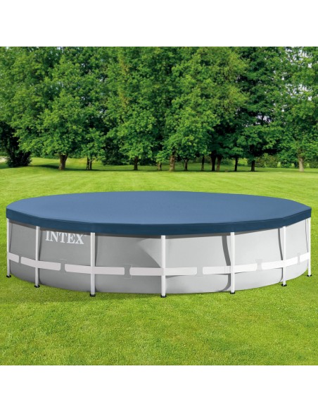 Cobertor INTEX de 366 cm exclusivo para piscinas Metal y Prism Frame de 366x76/99 cm. Hecho con vinilo resistente de 18 mm de gr