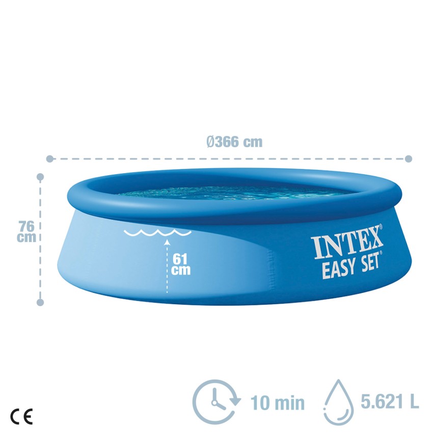 Piscina insuflável Easy Set| Intex.pt