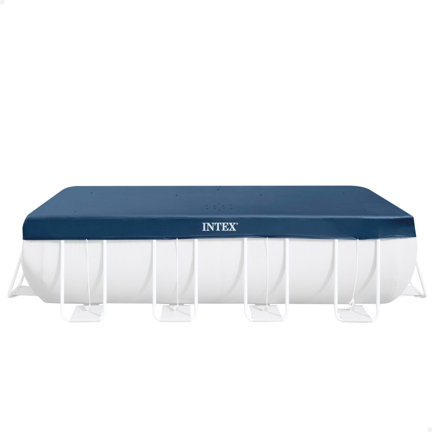 Cobertura INTEX de 389x184 cm exclusiva para piscinas Small y Prism Frame de 400x200 cm. Feita com vinil resistente de 18 mm de