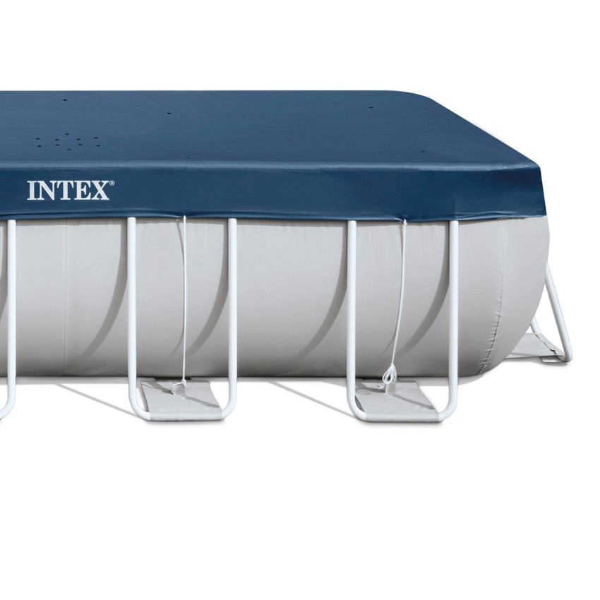 Cobertura INTEX de 389x184 cm exclusiva para piscinas Small y Prism Frame de 400x200 cm. Feita com vinil resistente de 18 mm de