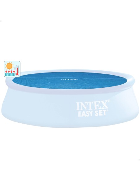 Cobertura solar INTEX de 290 cm de diâmetro para piscinas desmontáveis de 305 cmde diâmetro. Bolhas de ar selado com espessura d