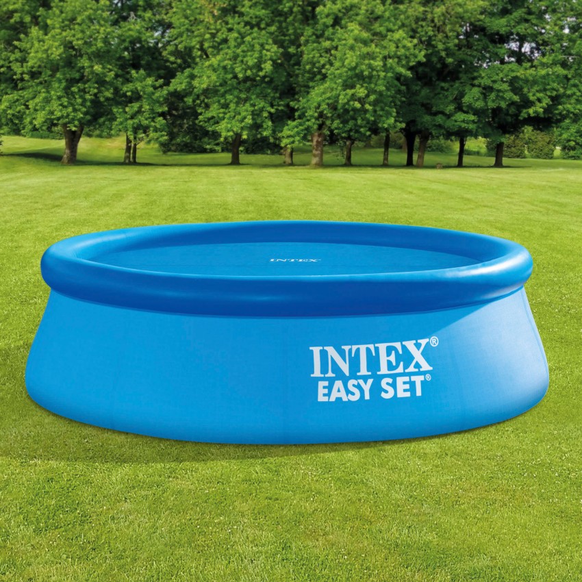 Cobertura solar INTEX de 290 cm de diâmetro para piscinas desmontáveis de 305 cmde diâmetro. Bolhas de ar selado com espessura d