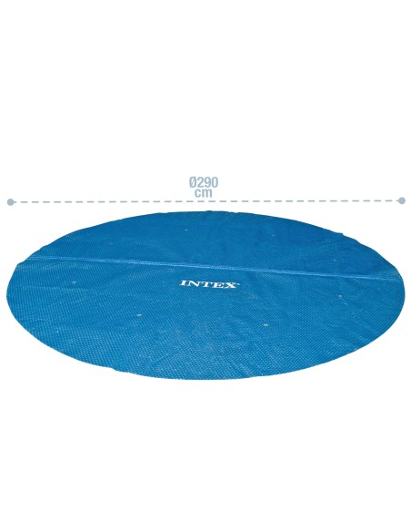 Cobertura solar INTEX de 290 cm de diâmetro para piscinas desmontáveis de 305 cmde diâmetro. Bolhas de ar selado com espessura d