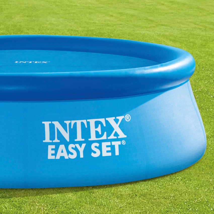 Cobertura solar INTEX de 290 cm de diâmetro para piscinas desmontáveis de 305 cmde diâmetro. Bolhas de ar selado com espessura d