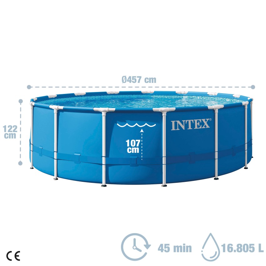 Piscina con depuradora INTEX- Piscinas desmontables| Intex.es