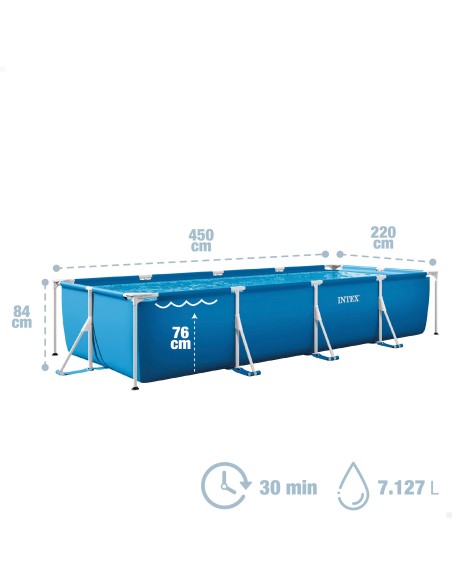 Piscina removível 220x450x84cm | INTEX