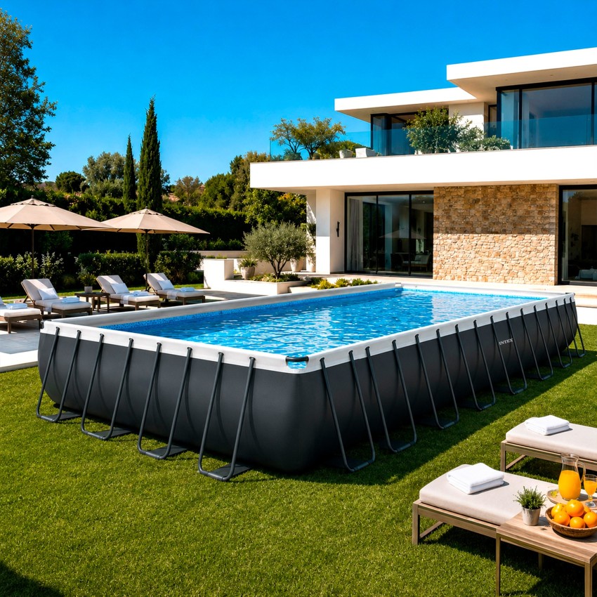 Comprar piscina desmontável retangular | Loja INTEX